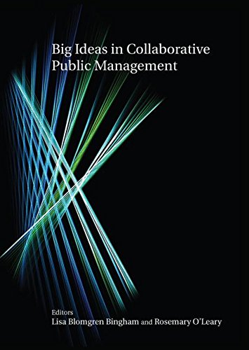Big Ideas In Collaborative Public Management Lisa Blomgren Bingham
