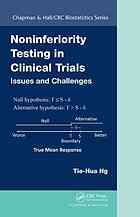Noninferiority Testing In Clinical Trials Issues And Challenges Tiehua Ng