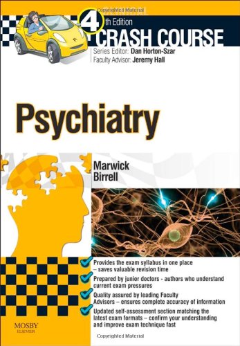 Crash Course Psychiatry 4e 4th Edition Katie Fm Marwick Ma Hons Mbchb Hons