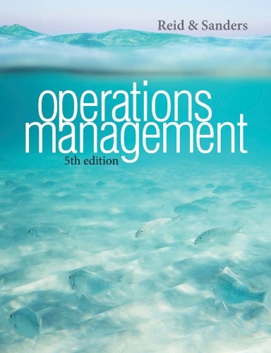 Operations Management 5th Edition R Dan Reid Nada R Sanders