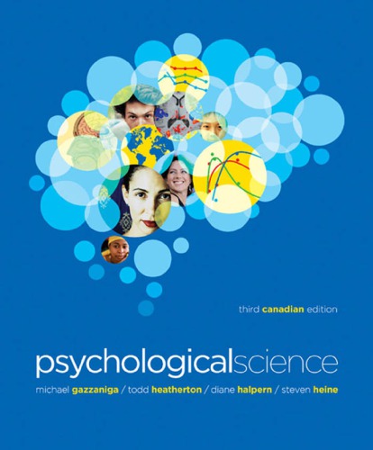 Psychological Science 3rd Canadian Ed Michael Gazzaniga Todd Heatherton