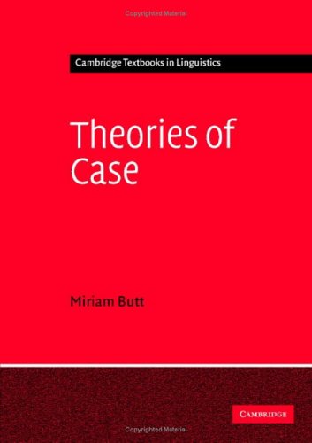 Theories Of Case Miriam Butt