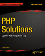 Php Solutions Dynamic Web Design Made Easy David Powers Auth