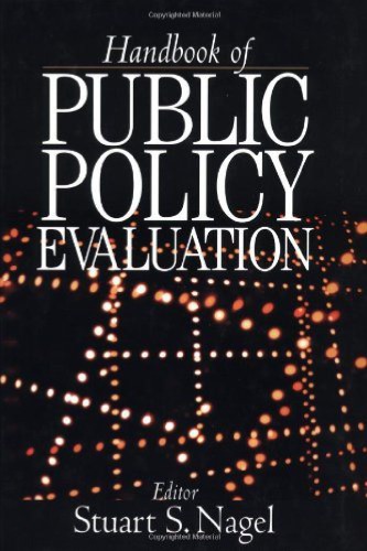 Handbook Of Public Policy Evaluation 1st Stuart S Nagel