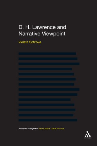 D H Lawrence And Narrative Viewpoint Violeta Sotirova