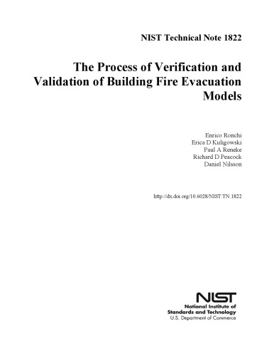 The Process Of Verification And Validation Of Building Fire Evacuation Models Enrico Ronchi