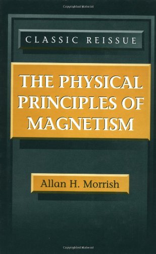 The Physical Principles Of Magnetism 1st Edition Allan H Morrish