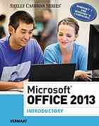 Microsoft Office 2013 Introductory Misty E Vermaat Contributing Authors
