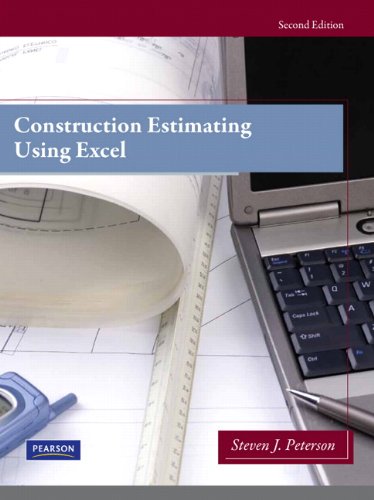 Construction Estimating Using Excel 2nd Edition Steven Peterson