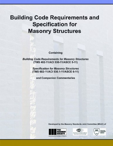 Building Code Requirements And Specification For Masonry Structures The Masonry Society