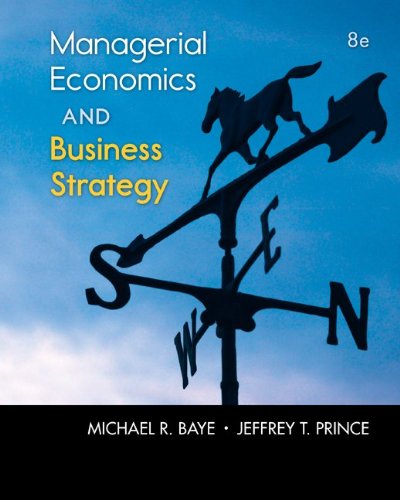 Managerial Economics Business Strategy 8th Edition Michael Baye