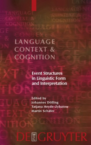 Event Structures In Linguistic Form And Interpretation 1st Edition Dlling