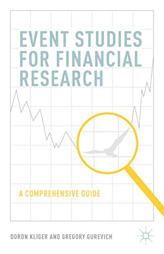 Event Studies For Financial Research A Comprehensive Guide Doron Kliger