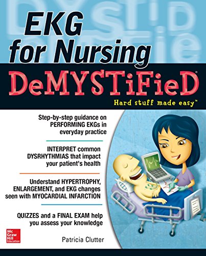 Ekgs For Nursing Demystified 1st Edition Pat Clutter