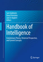 Handbook Of Intelligence Evolutionary Theory Historical Perspective And Current Concepts 1st Edition Sam Goldstein