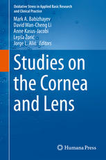 Studies On The Cornea And Lens 1st Edition Mark A Babizhayev