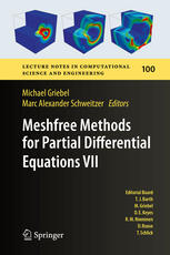 Meshfree Methods For Partial Differential Equations Vii 1st Edition Michael Griebel
