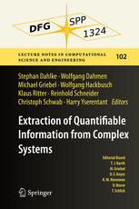 Extraction Of Quantifiable Information From Complex Systems 1st Edition Stephan Dahlke