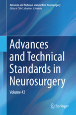Advances And Technical Standards In Neurosurgery Volume 42 1st Edition Johannes Schramm Eds