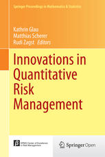 Innovations In Quantitative Risk Management Tu Mnchen September 2013 1st Edition Kathrin Glau