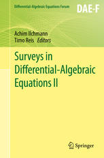 Surveys In Differentialalgebraic Equations Ii 1st Edition Achim Ilchmann