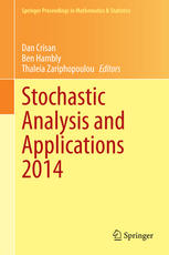 Stochastic Analysis And Applications 2014 In Honour Of Terry Lyons 1st Edition Dan Crisan