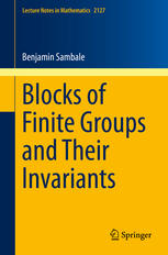 Blocks Of Finite Groups And Their Invariants 1st Edition Benjamin Sambale Auth