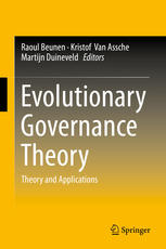 Evolutionary Governance Theory Theory And Applications 1st Edition Raoul Beunen