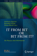 It From Bit Or Bit From It On Physics And Information 1st Edition Anthony Aguirre