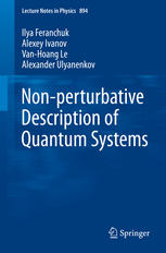 Nonperturbative Description Of Quantum Systems 1st Edition Ilya Feranchuk