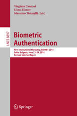 Biometric Authentication First International Workshop Biomet 2014 Sofia Bulgaria June 2324 2014 Revised Selected Papers 1st Edition Virginio Cantoni