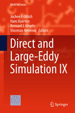 Direct And Largeeddy Simulation Ix 1st Edition Jochen Frhlich