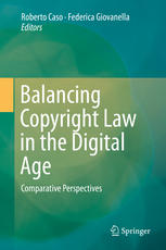 Balancing Copyright Law In The Digital Age Comparative Perspectives 1st Edition Roberto Caso