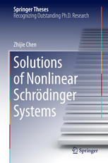 Solutions Of Nonlinear Schrdinger Systems 1st Edition Zhijie Chen Auth
