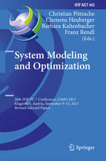 System Modeling And Optimization 26th Ifip Tc 7 Conference Csmo 2013 Klagenfurt Austria September 913 2013 Revised Selected Papers 1st Edition Christian Ptzsche