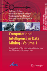 Computational Intelligence In Data Mining Volume 1 Proceedings Of The International Conference On Cidm 2021 December 2014 1st Edition Lakhmi C Jain