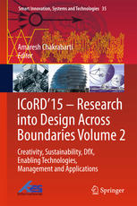 Icord15 Research Into Design Across Boundaries Volume 2 Creativity Sustainability Dfx Enabling Technologies Management And Applications 1st Edition Amaresh Chakrabarti Eds