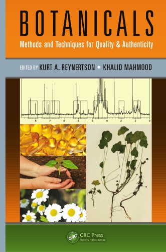 Botanicals Methods And Techniques For Quality Authenticity Kurt Allerslev Mahmood Khalid