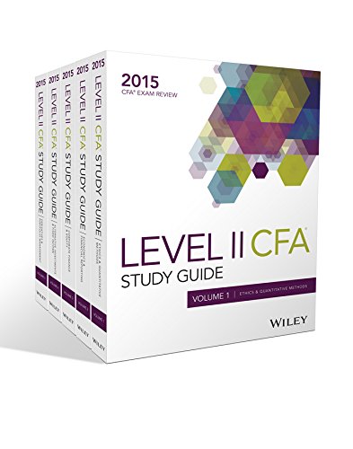 Wiley Study Guide For 2015 Level Ii Cfa Exam Complete Set 1st Edition Wiley