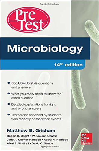 Microbiology Pretest Selfassessment And Review 14th Edition Matthew Grisham