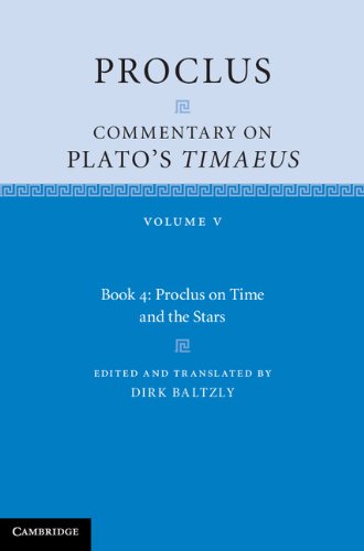 Proclus Commentary On Platos Timaeus Volume 5 Book 4 Proclus