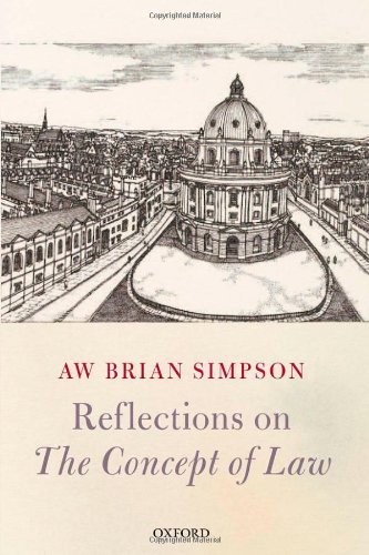 Reflections On The Concept Of Law A W Brian Simpson