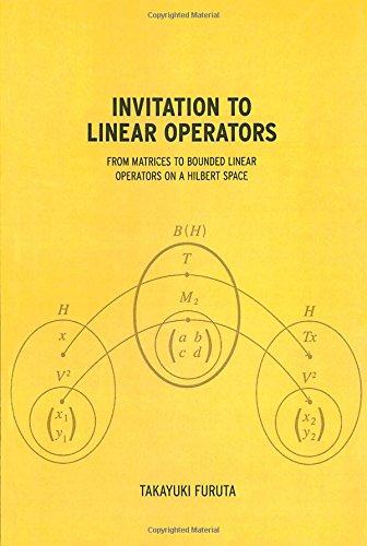 Invitation To Linear Operators From Matrices To Bounded Linear Operators On A Hilbert Space 1st Edition Takayuki Furuta