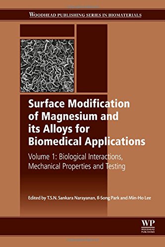 Surface Modification Of Magnesium And Its Alloys For Biomedical Applications Volume 1 Biological Interactions Mechanical Properties And Testing 1st Edition T S N S Narayanan