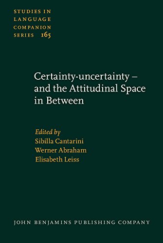 Certaintyuncertainty And The Attitudinal Space In Between Sibilla Cantarini