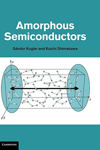 Amorphous Semiconductors Sndor Kugler Koichi Shimakawa