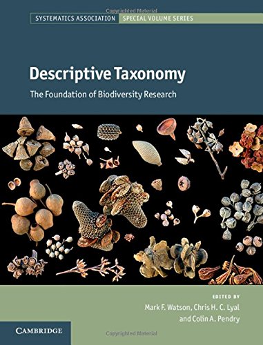 Descriptive Taxonomy The Foundation Of Biodiversity Research 1st Edition Mark F Watson