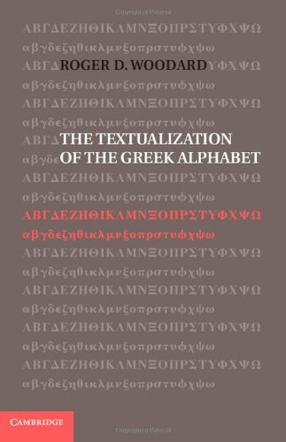 The Textualization Of The Greek Alphabet Roger D Woodard