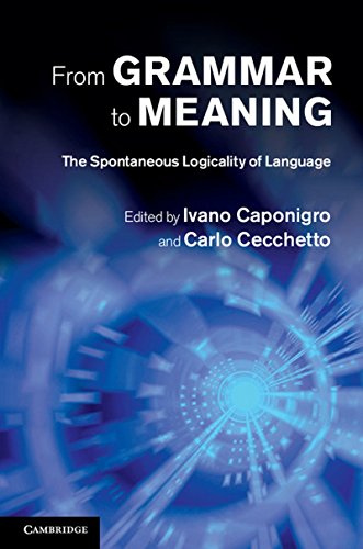 From Grammar To Meaning The Spontaneous Logicality Of Language Ivano Caponigro