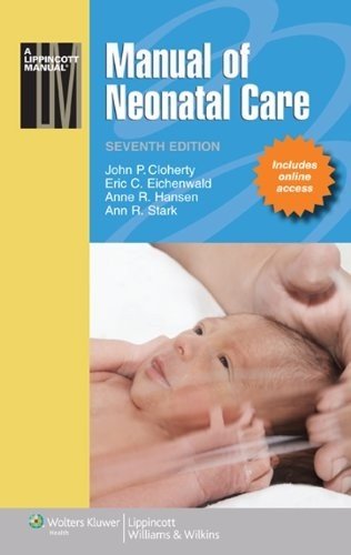 Manual Of Neonatal Care 7th Edition John P Cloherty Eric C Eichenwald